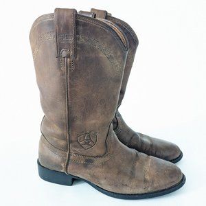 🤠 Ariat Leather Western Boots w rubber soles - Size 7.5 🤠